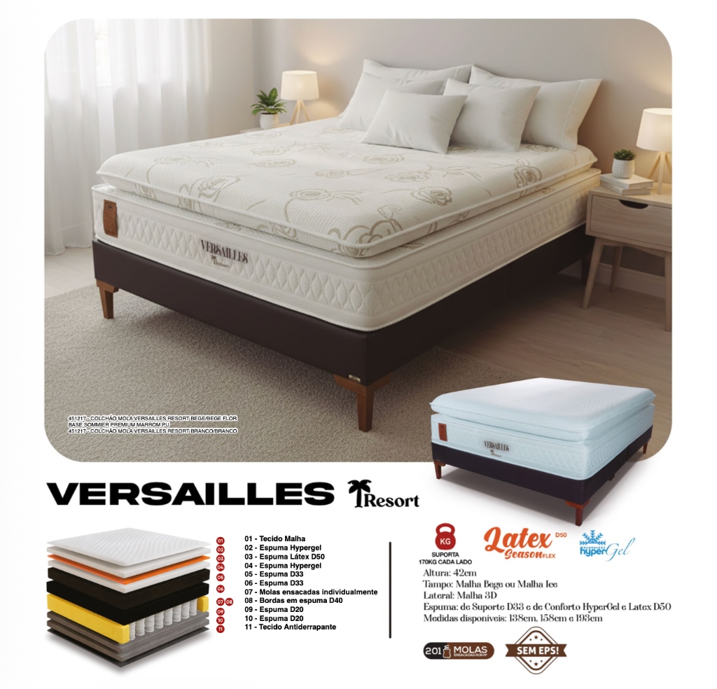 Colchão Versailles Resort